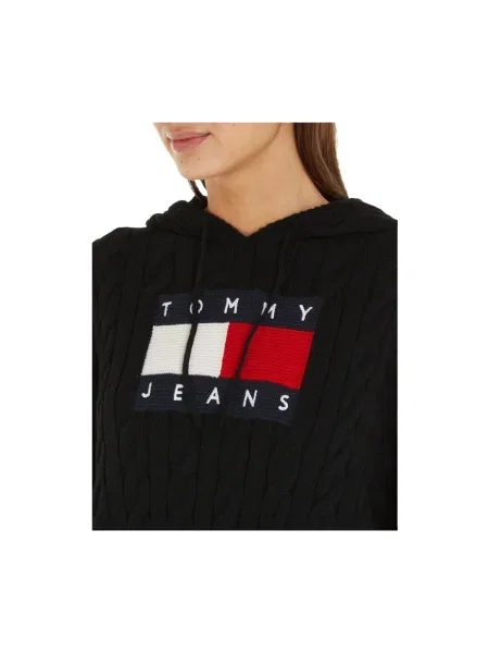 Geacă de blugi Tommy Hilfiger negru