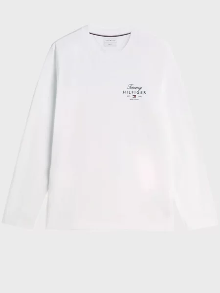 Лонгслив Tommy Hilfiger белый
