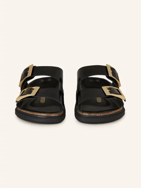 Klapki Birkenstock na sprzączkę klasyczne czarne