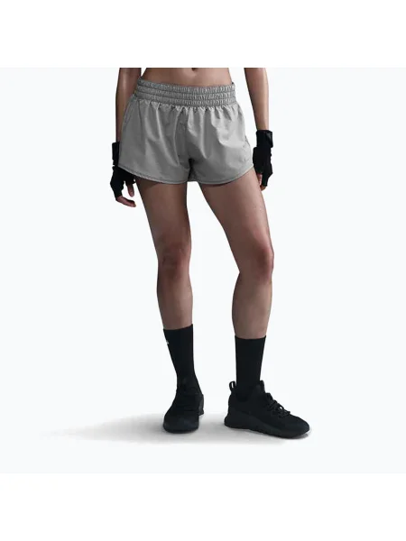 Pantaloni scurți pentru femei Nike One Dri-Fit 3" smoke grey/heather gri