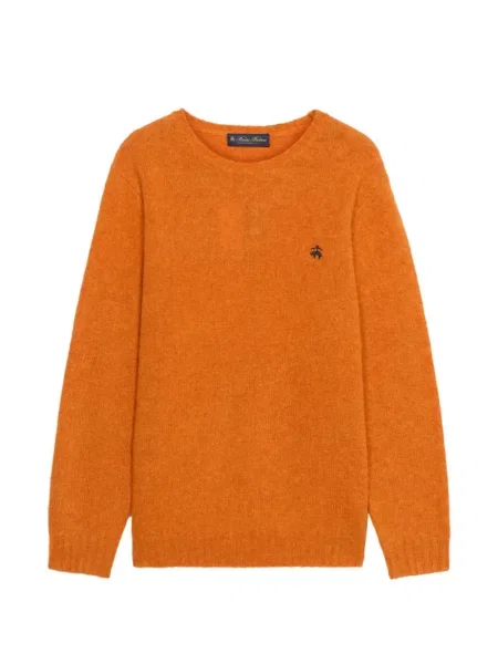 Pulover Brooks Brothers de lână portocaliu