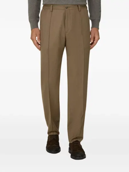 Pantaloni Boggi Milano de lână maro