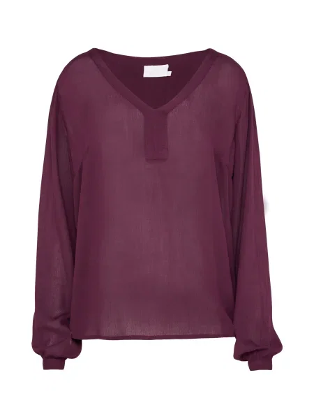 Kaffe Bluza Amber burgund