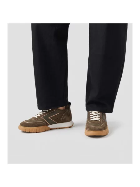 Sneakersy Alexander Smith zamszowe zielone