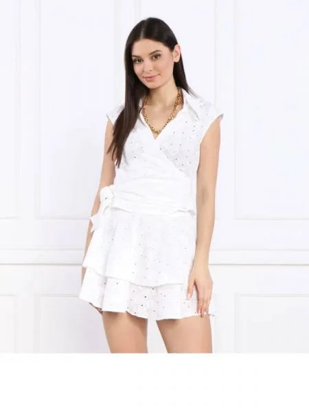 Silvian Heach Blúz | Cropped Fit fehér