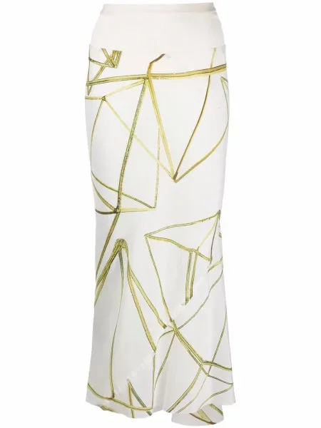 Spódnica midi Rick Owens do kolan