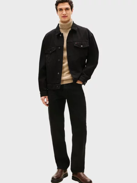 Джинсова куртка Tommy Hilfiger чорна