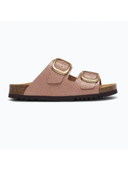 Papuci pentru femei Scholl Noelle Syntetic Reptile dusty pink roz