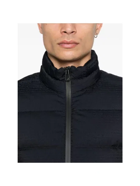 Kurtka puchowa Emporio Armani niebieska