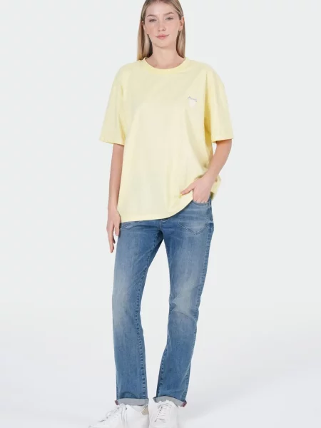 M.O.D MIRACLE OF DENIM Tricou pastel galben
