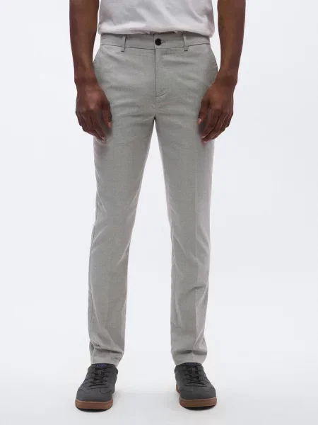 SCOTCH & SODA Chino nohavice MOTT svetlosivá
