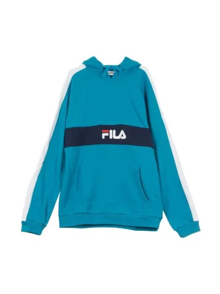 Bluza z kapturem Fila z kapturem niebieska