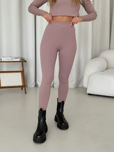 Легінси Merlini бавовна/еластан бежевий