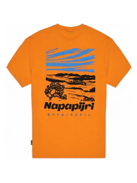 Pánske tričko Napapijri S-Vignonil Back apricot oranžová