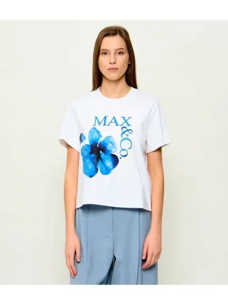 MAX&Co. Tricou MCOMAMBO alb