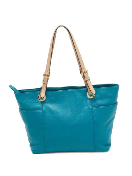 Geanta de piele Michael Kors din piele albastru