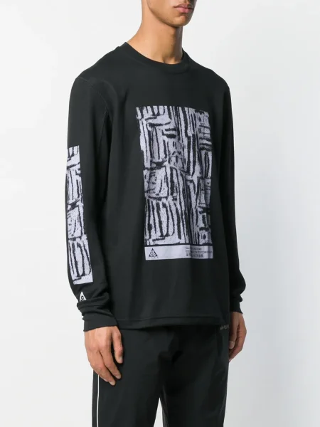 Cămașă Nike lungă negru