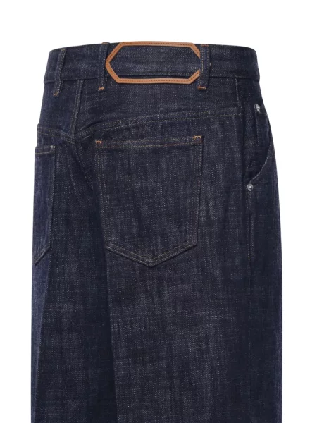 Blugi cu picior larg Jacquemus albastru