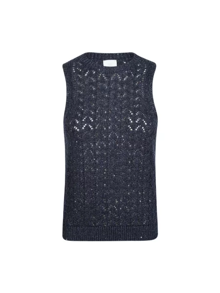 Dzianinowy sweter Eleventy niebieski