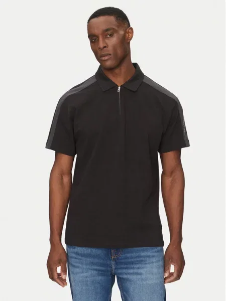 Calvin Klein Jeans Polokošile Logo Tape černá