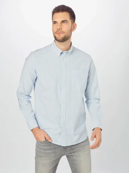 SELECTED HOMME Srajca Rick svetlo modra bela