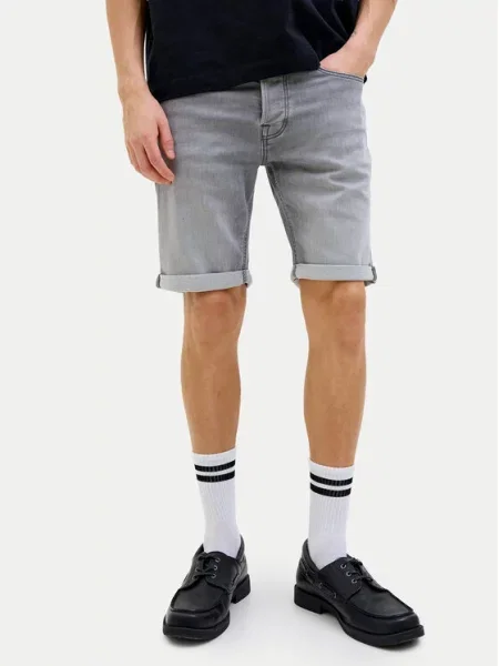 JACK & JONES Džínsy JJIRick JJIcon' sivá