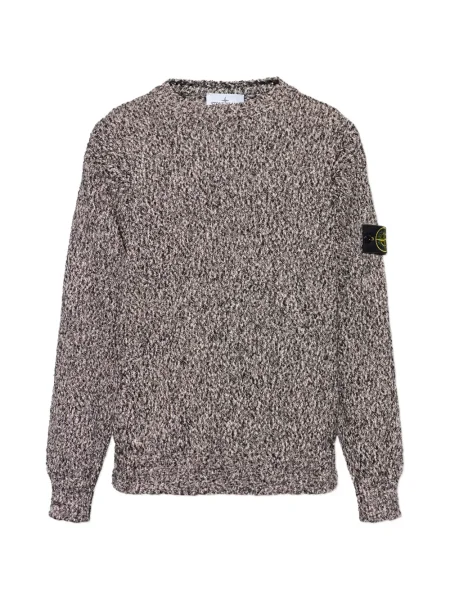Pulover Stone Island cu decolteu rotund cu strasuri