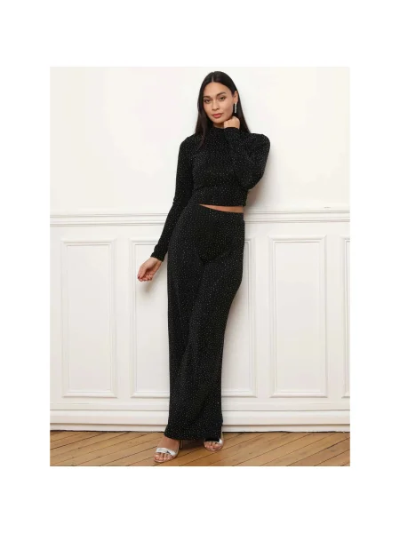 Top La Modeuse negru