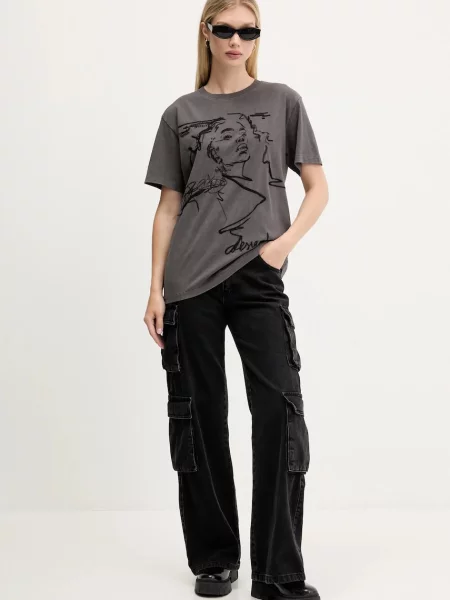 Футболка Desigual серая