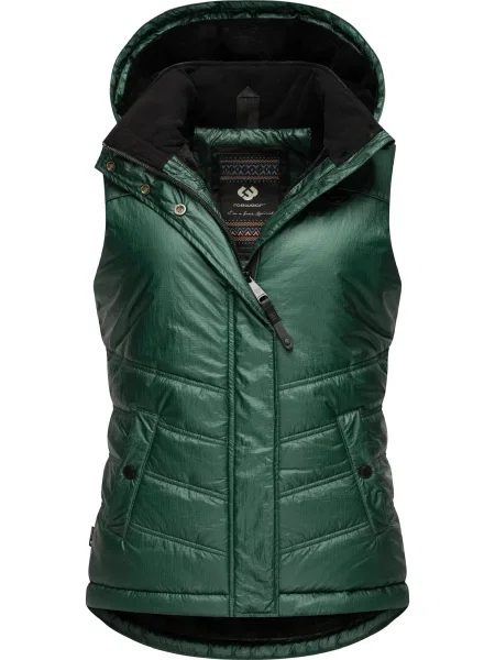 Ragwear Sportovní vesta Hesty Bling nefritová černá
