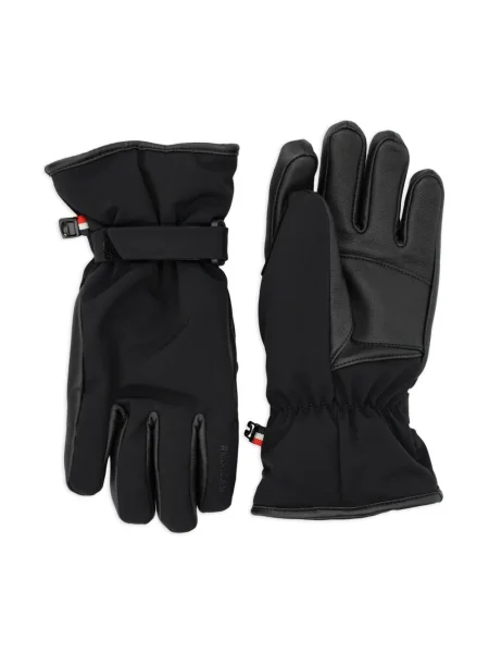 Rękawiczki dziecięce Moncler Grenoble czarne