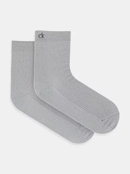 Чорапи Calvin Klein сиво