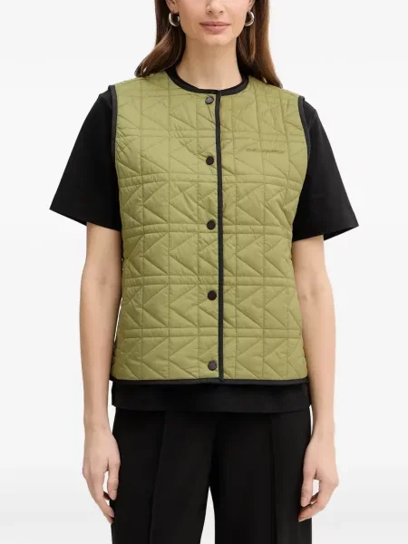 Matlasat vestă Karl Lagerfeld verde