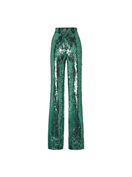 Długie spodnie Philipp Plein zielone