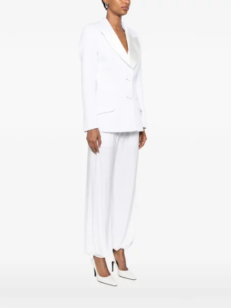 Sacou Mitiliane Couture cu rever alb