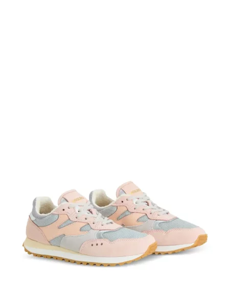 Szarvasbőr sneaker Woolrich rózsaszín