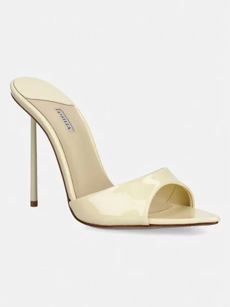 Usnjeni natikači Le Silla Sandalo Bella rumena