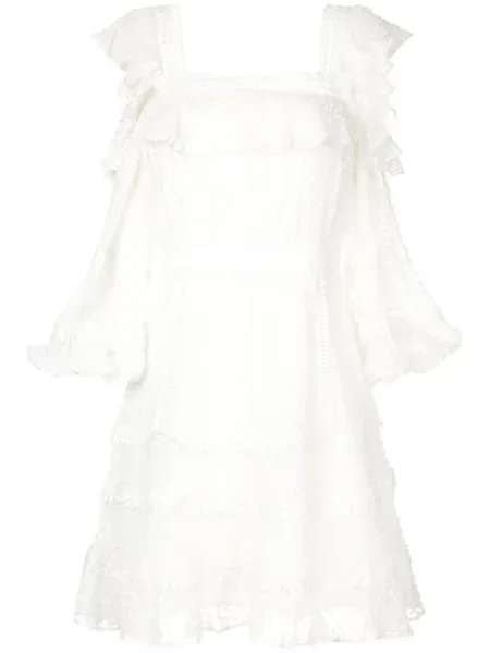 Mała mały sukienka mini Rachel Gilbert garniturowa biała