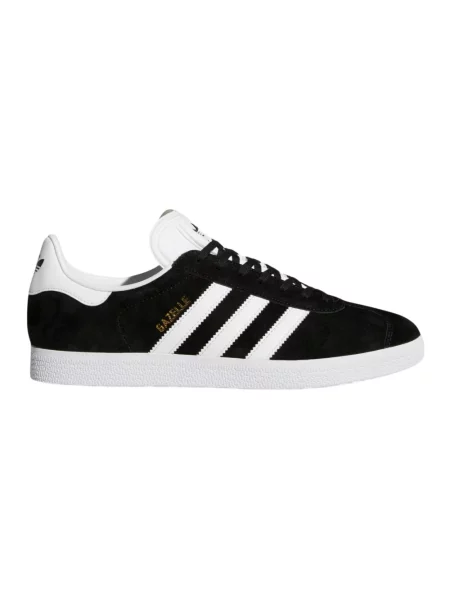 Sneakersy Adidas sznurowane zamszowe czarne