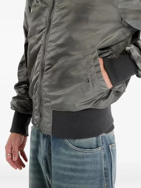 Geacă bomber Alpha Industries zdrențuiți gri