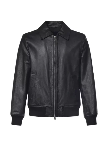 Geanta de piele Dondup negru