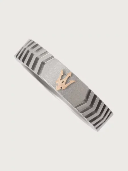 MASERATI inel pentru bărbați din titan