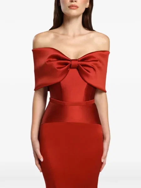 Rochie maxi Cristallini roșu
