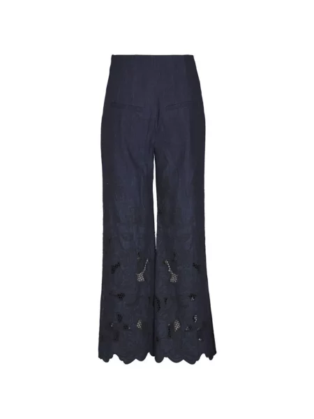 Pantaloni Veronica Beard evazate albastru