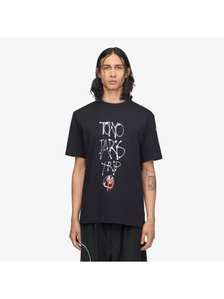 T-shirt Chito City Graphic Short Sleeve Tee UNISEX Black M czarna