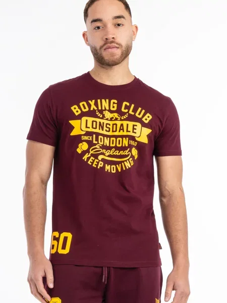 Тениска Lonsdale червено