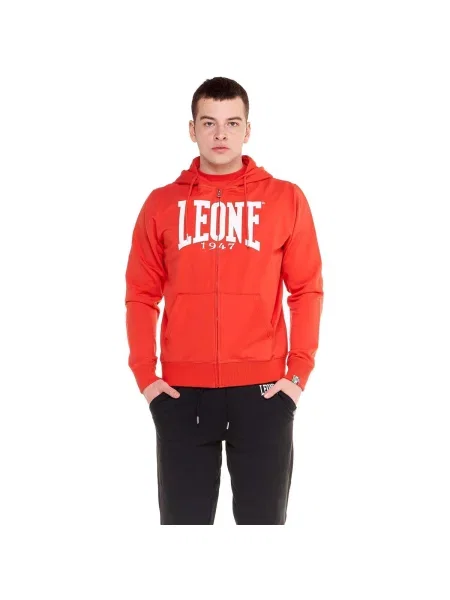 Hanorac din fleece Leone 1947 din fleece roșu