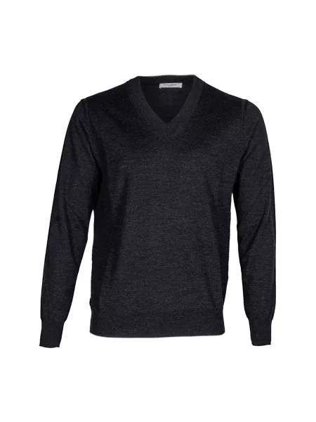 Sweter Paolo Pecora wełniany czarny