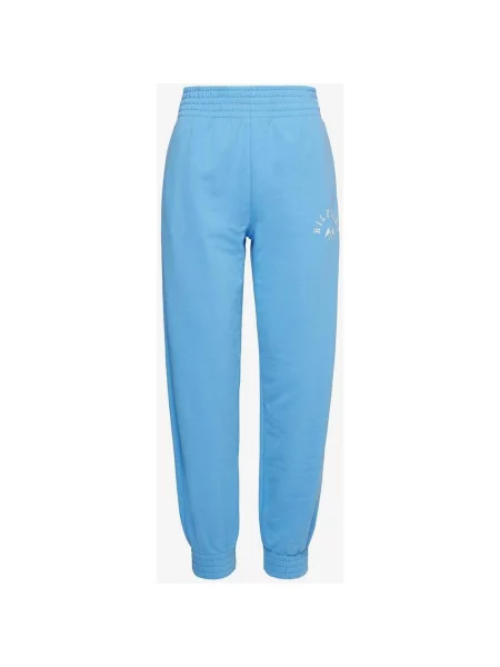 Długie spodnie Tommy Hilfiger Sport Relaxed Graphic w kolorze jasnoniebieskim XS niebieskie