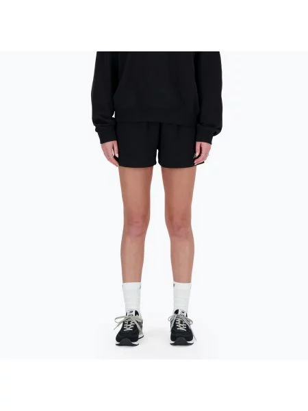 Spodenki New Balance French Terry black czarne
